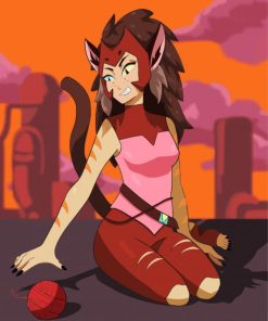 Catra She Ra Princess of Power paint by numbers