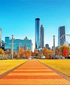 Centennial Olympic Park Paint By Number