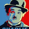 Charlie Chaplin Poster paint by numbers