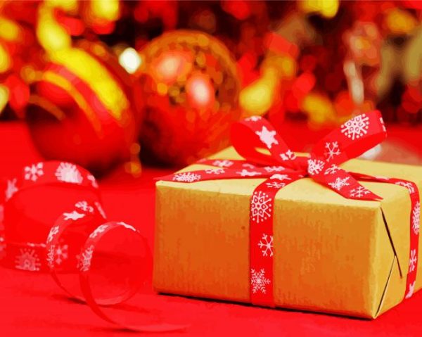 Christmas Gift Paint By Number