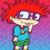 Chuckie Finster Rugrats paint by numbers