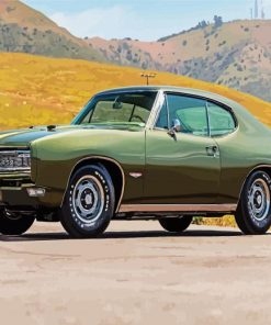 Classic Green Gto paint by numbers