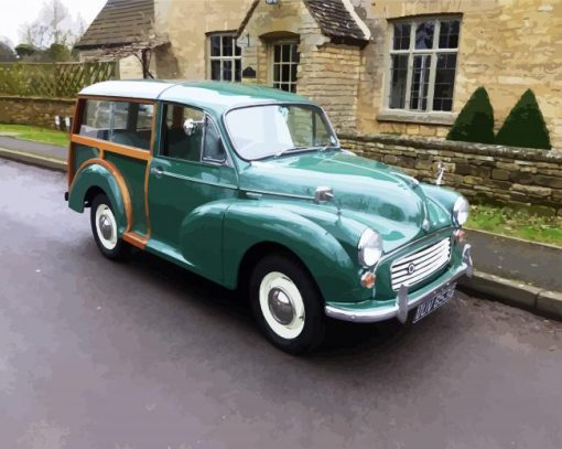 Classic Morris Minor Paint By Number