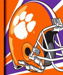 Clemson Tigers Logo Paint By Number