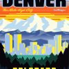 Denver City Poster Paint By Number