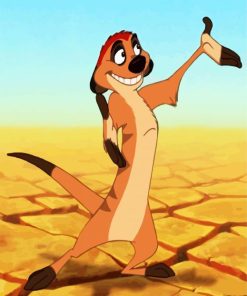 Disney Timon paint by numbers