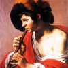 Flutist Boy paint by numbers