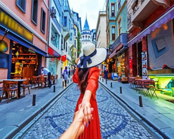 Follow Me To Galata paint by numbers