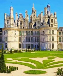 France Chateau de Chambord paint by numbers