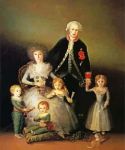 Francisco De Goya Duke Of Osuna And His family Paint By Number