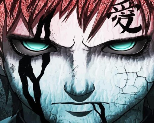 Gaara Naruto Paint By Number