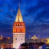 Galata Tower paint by numbers