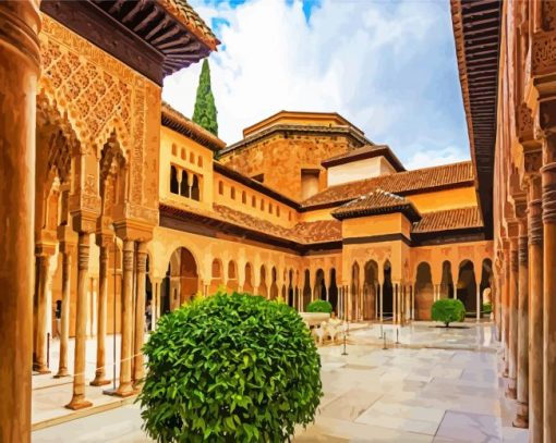 Garanada Spain Alhambra Paint By Number