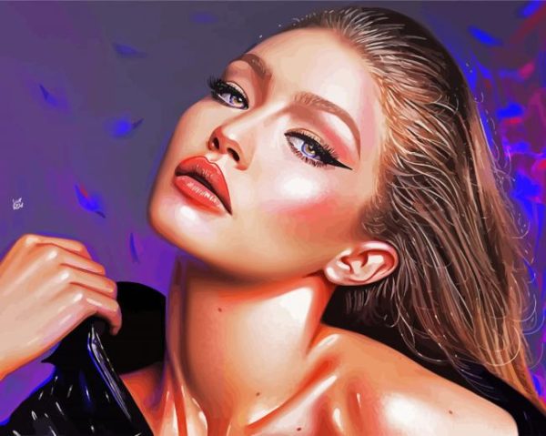 Gigi Hadid Art Paint By Number