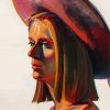 Girl with Pink Hat by Thiebaud paint by numbers