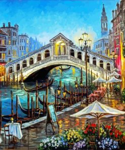 Grand Canal Bistro paint by numbers