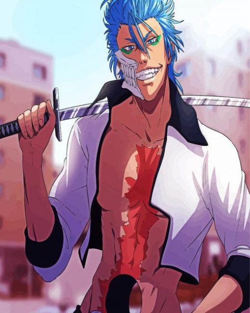 Grimmjow Jaegerjaquez Bleach Art Paint By Number