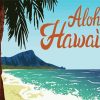 Hawaii Aloha Beach paint by numbers