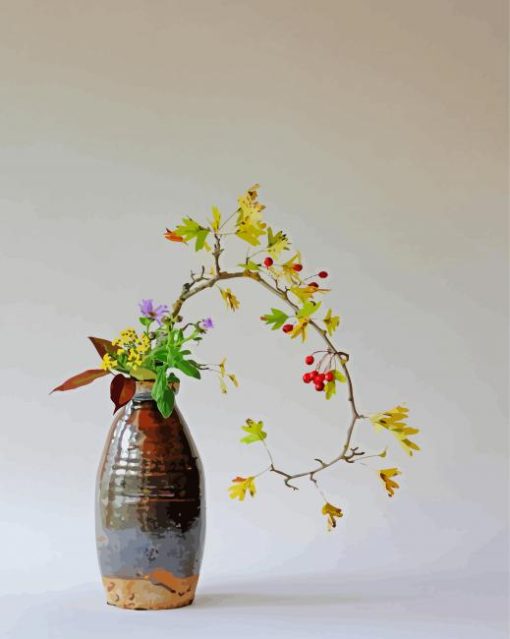 Ikebana Plants Paint By Number