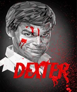 Illustration Of Dexter Serie Paint By Number