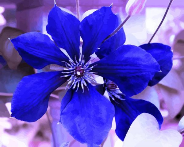 Indigo Flower Paint By Number