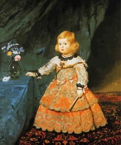 Infanta Margareta Teresa In A Peach Dress By Velazquez Paint By Number