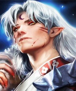 Inuyasha Sesshomaru paint by numbers