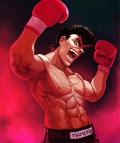 Ippo Makunouchi Anime Paint By Number