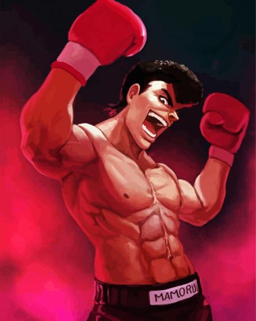 Ippo Makunouchi Anime Paint By Number