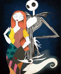 Jack and Sally paint by numbers