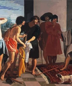 Joseph's Tunic by Velazquez paint by numbers