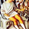 Kizette On The Balcony Lempicka Paint By Number