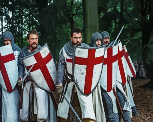 Knights Templar Paint By Number