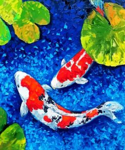 Koi Fishes paint by numbers