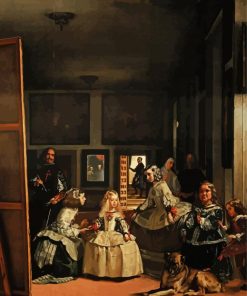 Las Meninas by Velazquez paint by numbers