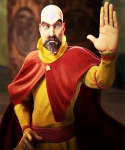 Legend of korra Tenzin Avatar paint by numbers