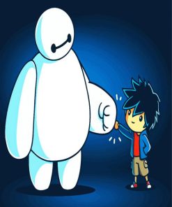 Little Baymax And Hiro Paint By Number