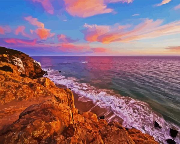 Malibu Beach Paint By Number