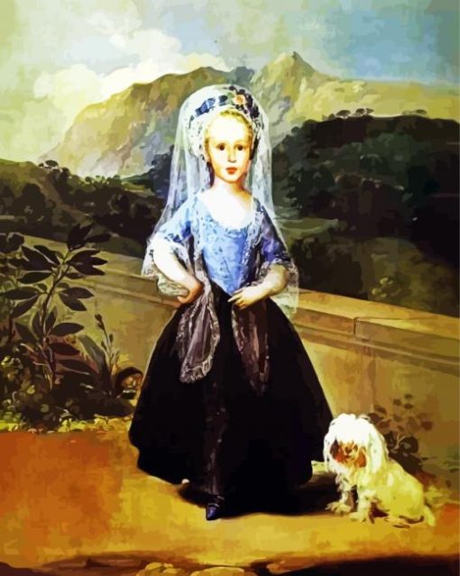 Maria Portrait Francisco Goya Paint By Number