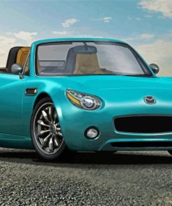 Mazda MX 5 Miata paint by numbers