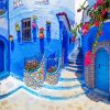 Morocco Chefchaouen paint by numbers