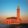 Morocco Hassan II Mosque paint by numbers