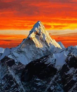 Mt Everest Himalayas paint by numbers