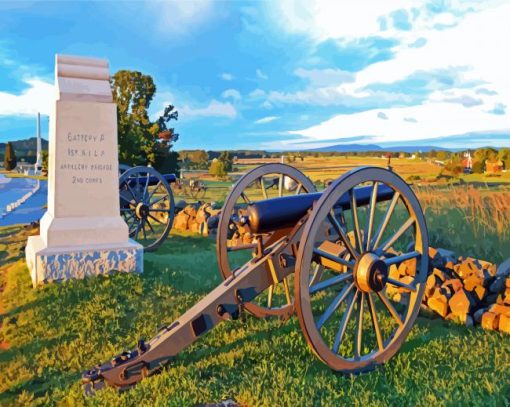 National Military Park Gettysburg Paint By Number