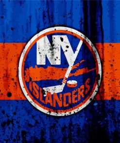 New York Islanders Logo Art Paint By Number