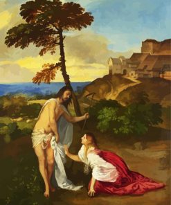 Noli Me Tangere by Tiziano paint by numbers