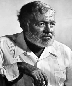 Old Ernest Hemingway Paint By Number