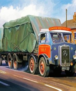 Old Lorry Paint By Number