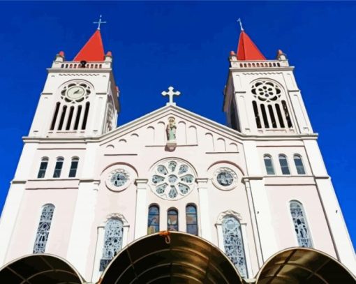 Our Lady Of Atonement Cathedral Baguio Paint By Number