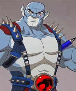 Panthro Thundercats paint by numbers